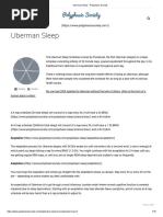 Uberman Sleep - Polyphasic Society