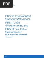 IFRS 10 Consolidated Financial IFRS 11 Joint Arrangements and IFRS 13 Fair Value