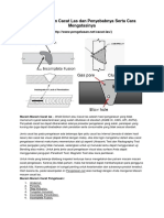 Macam Macam Cacat Las Dan Penyebabnya Serta Cara Mengatasinya
