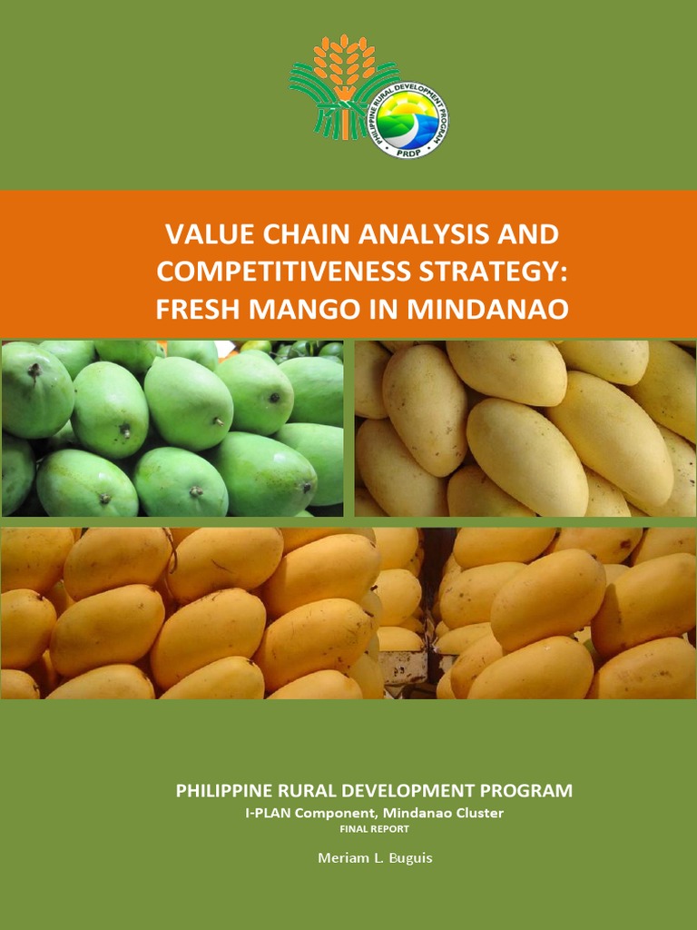 Mango Value Chain in Mindanao | PDF | Value Chain | Mango