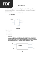8x1 Mux Using 4x1 Mux | PDF | Electronic Design | Computer Engineering