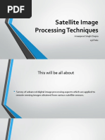 Satellite Image Processing Techniques