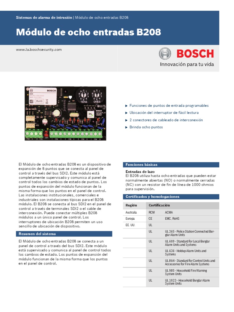 B208 Data Sheet esAR 18014401046469643 | PDF | Equipo | Hardware de la ...