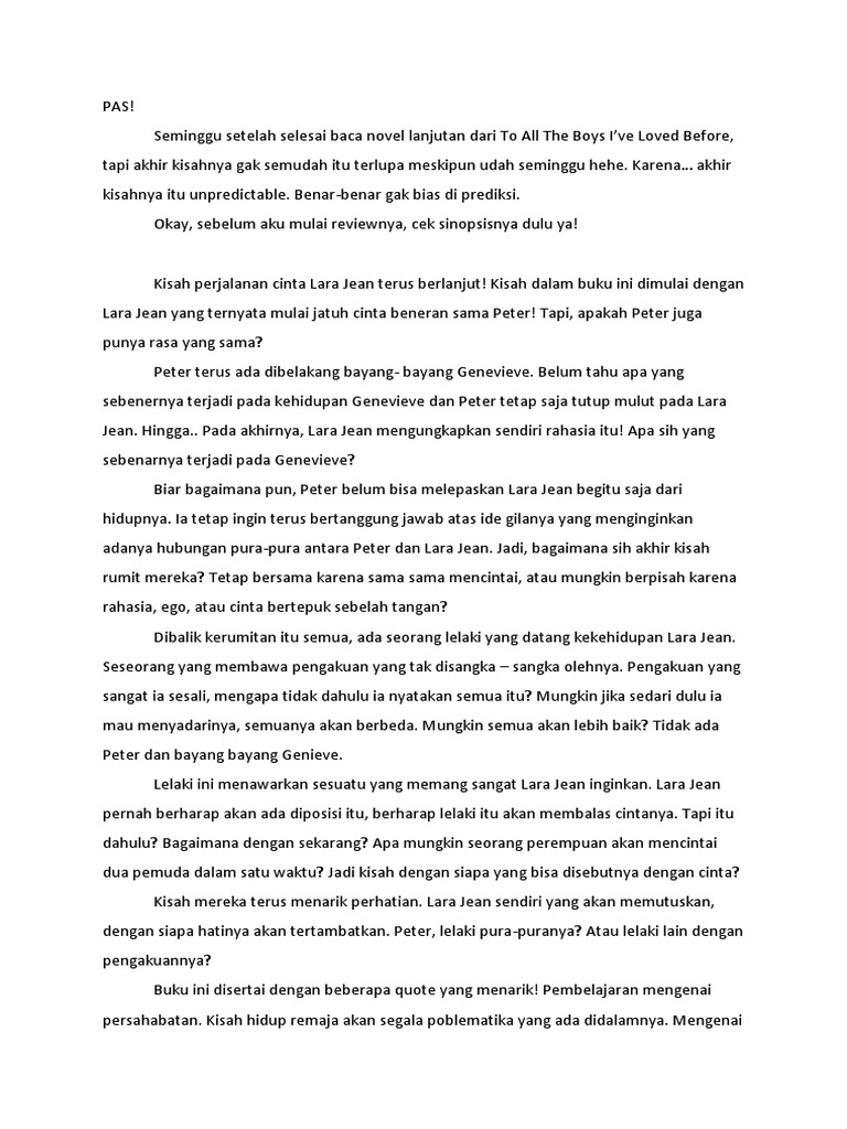 Review Ps. I Still Love You PDF