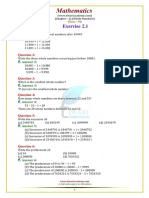 6 Maths NCERT Solutions Chapter 2 1