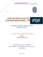 GUIA DE PRACTICAS DE DISENO CON MASTERCAM MILL FRESADO.pdf