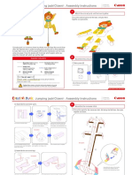 Jumping Jack (Clown) : Assembly Instructions: Attach The Colored Parts and The Base Together