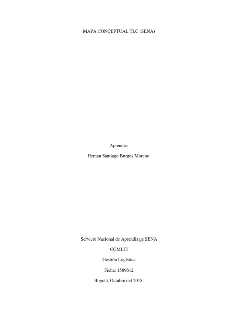 Mapa Conceptual TLC | PDF | Tratado de Libre Comercio Norteamericano ...