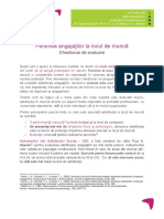 Chestionar de Evaluare Fericirea Angajatilor La Locul de Munca