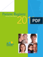 Patient Registry: Annual Data Report