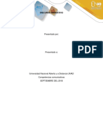 UNIDAD 1 - Taller 2 - Comprensión y Producción Del Discurso Narrativo COMPETENCIAS COMUNICATIVAS Aporte 4