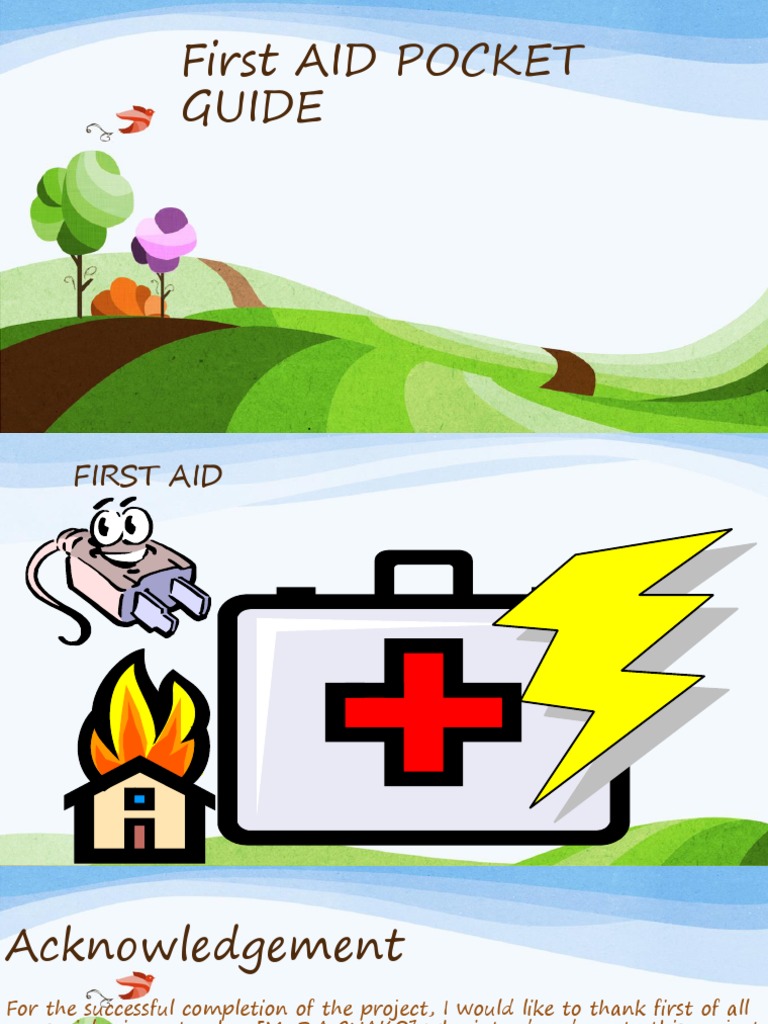 First Aid Pocket Guide PDF Burn Hyperthermia