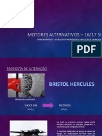 Análise da alteração de um motor Bristol Hercules para metanol