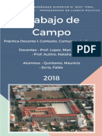 Ejemplo de Trabajo de Campo de Observacion Institucional.