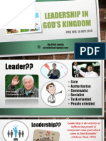 Leadership in God's Kingdom