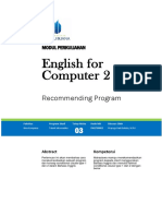 Modul English For Computers 2 TTM3