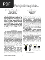 Incremental Encoder Based Position and Velocity Measurements VLSI Chip With Serial Peripheral Interface