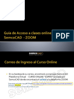 Guía de Acceso A Clases Online SemcoCAD - ZOOM PDF