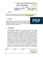 PRG-SST-016 Programa de Mantenimiento Preventivo y Correctivo PDF