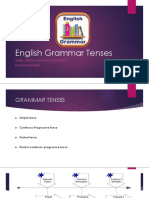 English Grammar Tenses: Isabel Cristina Arango Villanueva English Teacher