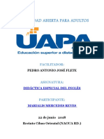 Universidad Abierta para Adultos: Pedro Antonio José Flete