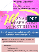 Manajemen Kesehatan Menstruasi