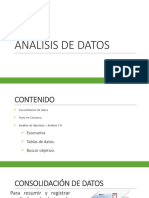 Análisis de Datos