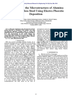 Evolution On The Microstructure of Alumina Coated Stainless Steel Using Electro Phoretic Deposition