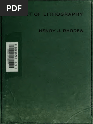 The Art of Lithography-A Complete Practical Manual 1914