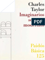 Imaginarios Sociales Modernos. Charles Taylor
