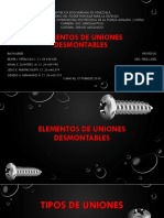 Elementos de Uniones Desmontables