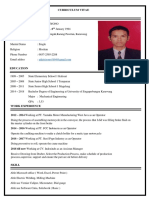 Curriculum Vitae Personal Details