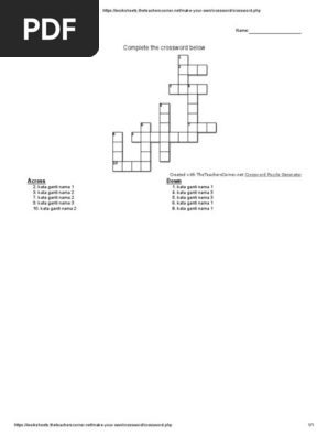 Crossword