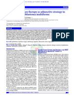 Hyperbaric Oxygen As Adjunctive Strategy For Gliobastoma Multiforme