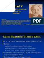 Melanie Klein Vida y Obra