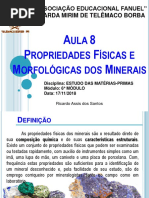 Aula 8 - Propriedades Físicas Dos Minerais (Imprimir)