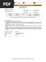 Formato de Check-in y Check-out Hotel | PDF