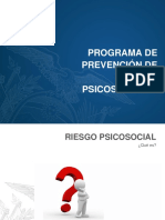 Presentación Del Programa de Riesgos Psicosociales Del Ministerio de Trabajo Del Ecuador.