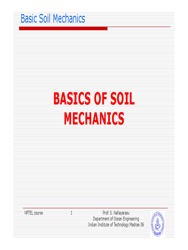 Fundamentals of Soil Mechanics Course | PDF | Deep Foundation | Weathering