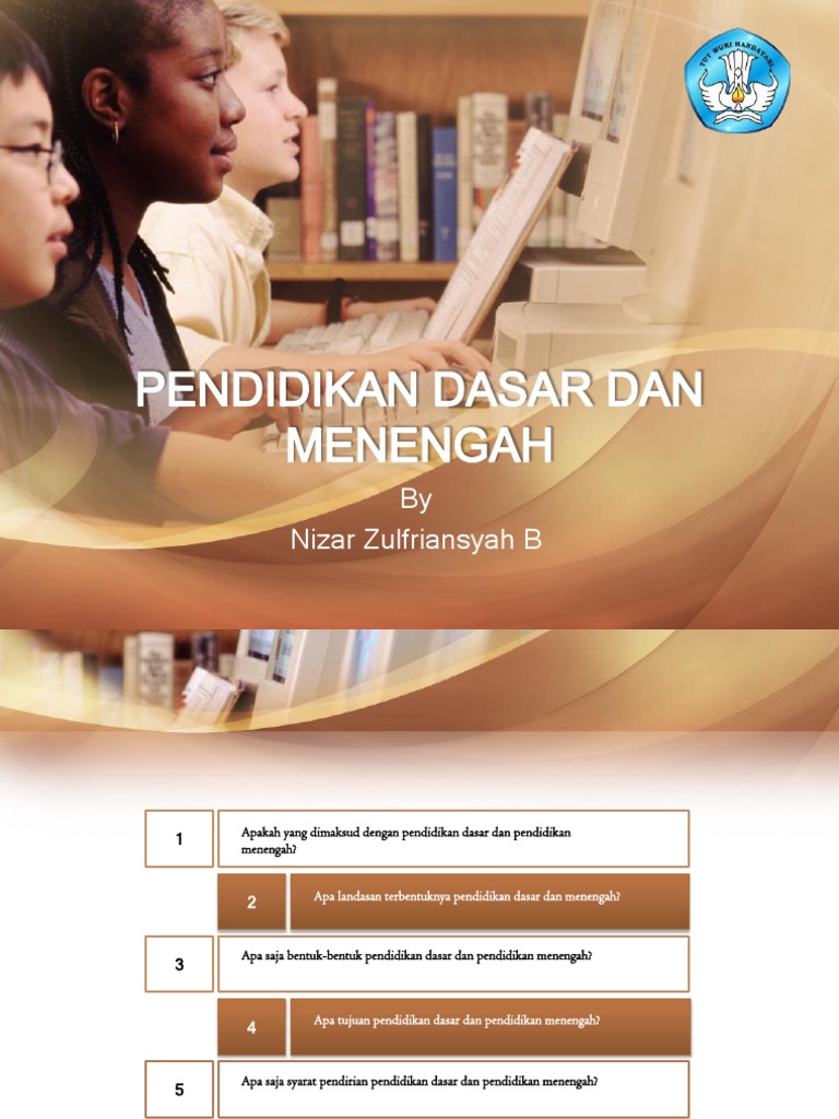 Pendidikan Dasar dan Menengah di Indonesia | PDF | Ilmu Sosial ...