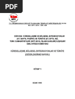 Küreselleşme, Bölgesel Entegrasyonlar Ve Türkiye - Değerlendirme Notu - DPT