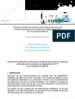 Proyecto de Norma para la Reconstrucción de la Vivienda