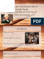 Exploring The Adventurous Side of Joseph Haydn (First Movement)