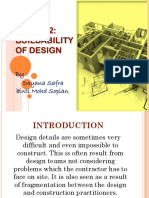 DCC2052: Buildability of Design: By: Dayana Safra Binti Mohd Sopian