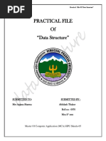 Practical File of Data Structure