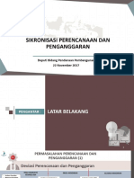 1.3. SIKRONISASI PERENCANAAN DAN PENGANGGARAN - Deputi Pendanaan - 221117 - Final PDF