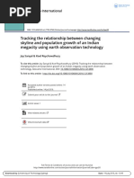 Tracking the relationship between changing skyline and population growth of an Indian megacity using earth observation technology