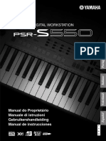 Manual PSR S550