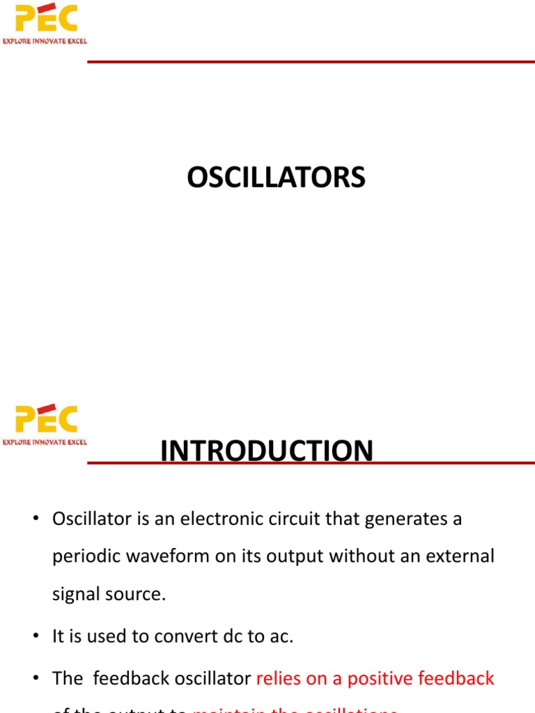Oscillators & PLL PDF Electronic Oscillator Frequency Modulation