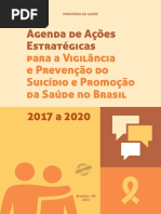 Agenda de Ações Estratégicas para a Vigilância e Prevenção do Suicídio e Promoção da Saúde no Brasil 2017 a 2020